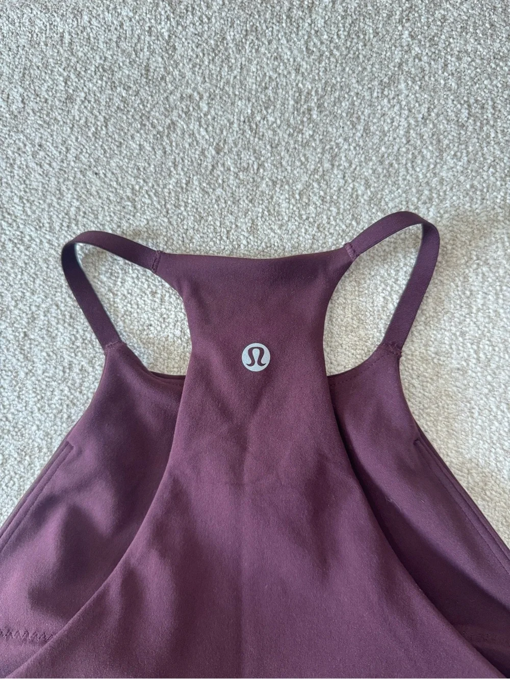 Lululemon High Neck Nulu Mesh Hem Tank (Size S)